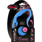 Flexi Rollijn Classic Cord Blauw S tot 12 kg - 5 meter