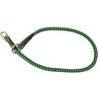 Nylon Correctiehalsband Groen/Zwart, 10 mm, 70 cm.