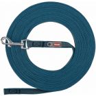 Trixie Sleeplijn, met rubber bekleed Petrol -5 m/15 mm
