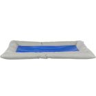 Trixie Cool Kussen "Cool Dreamer" -Grijs/ blauw -90 x 55 cm  OP =OP
