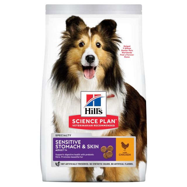 Hill's Canine Adult Sensitive Skin & Stomach Kip -12 kg