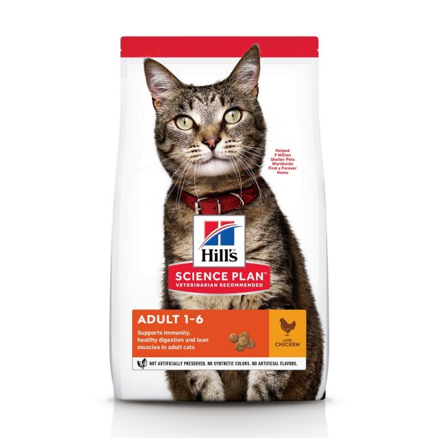 Hill's Feline Adult Optimal Care Kip - 10 kg
