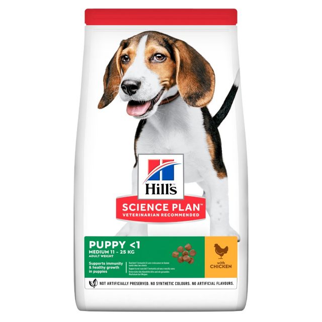 Hill's Canine Puppy Healthy Development Medium Kip - 12 kg  (vanaf € 57.00)