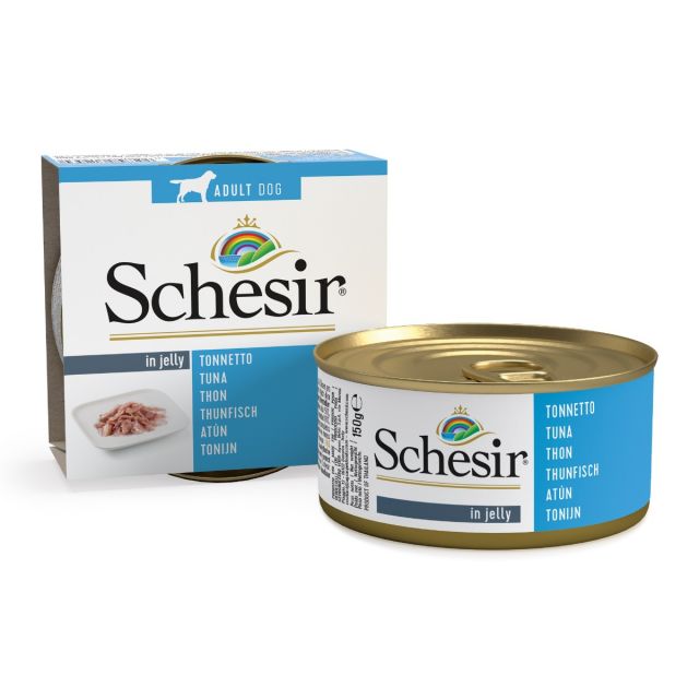 Schesir Dog Jelly Tuna -150 gram