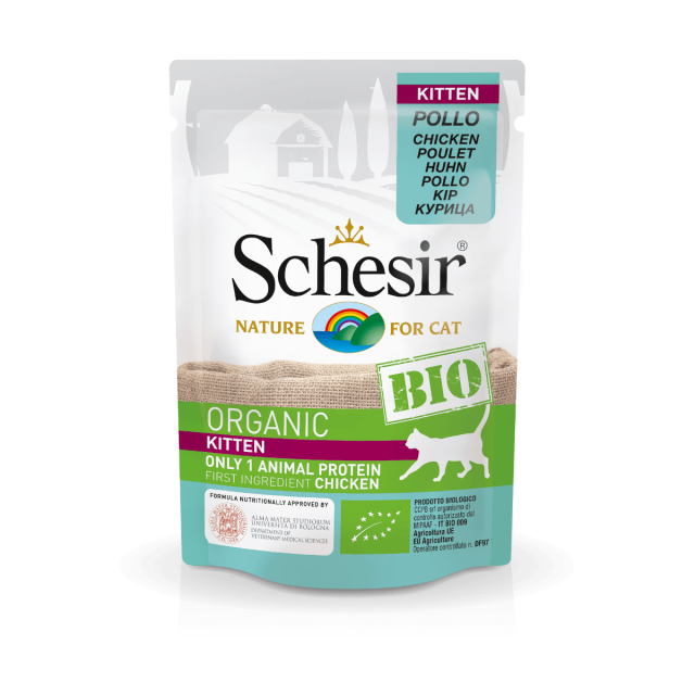 Schesir Cat Bio Kitten Chicken -85 gram