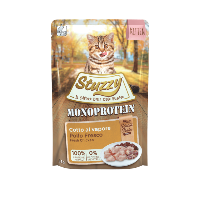  Stuzzy Kat Kitten Monoprotein Kip -85 gram