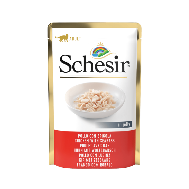 Schesir Cat Pouch Chicken & Bass -85 gram