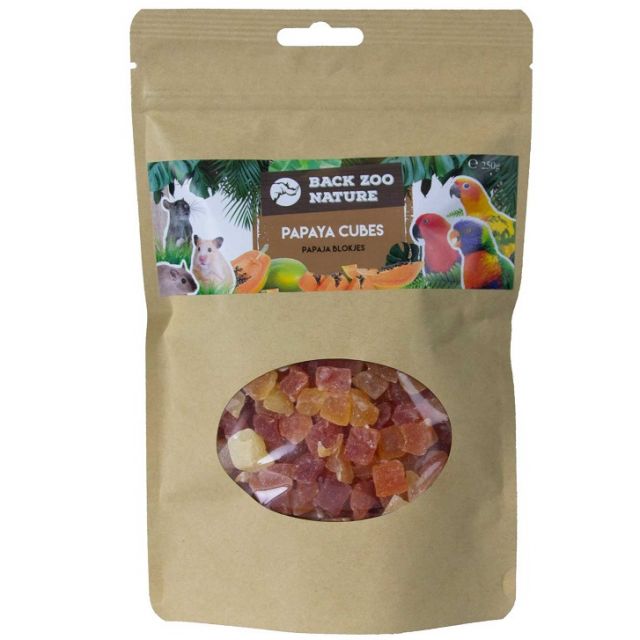 Back Zoo Nature Papaya Cubes -250 gram