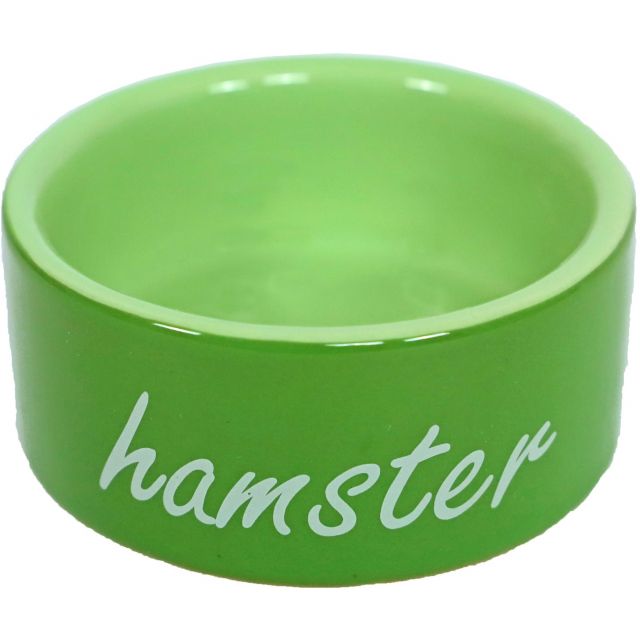 Boon Eetbak steen Hamster Groen -8 cm 