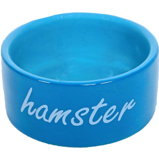 Boon Eetbak Steen Hamster Blauw -8 cm 