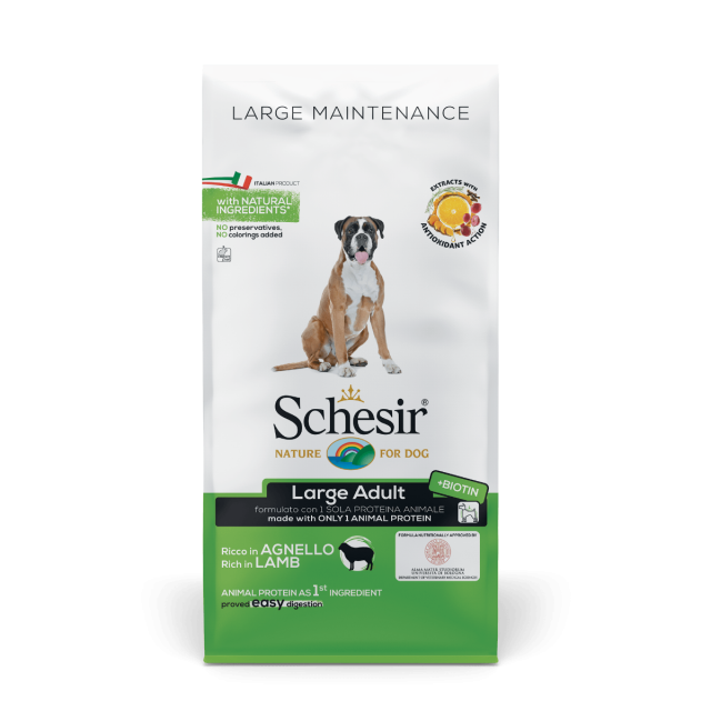 Schesir Hond Dry Large Main. Lamb-12 kg 