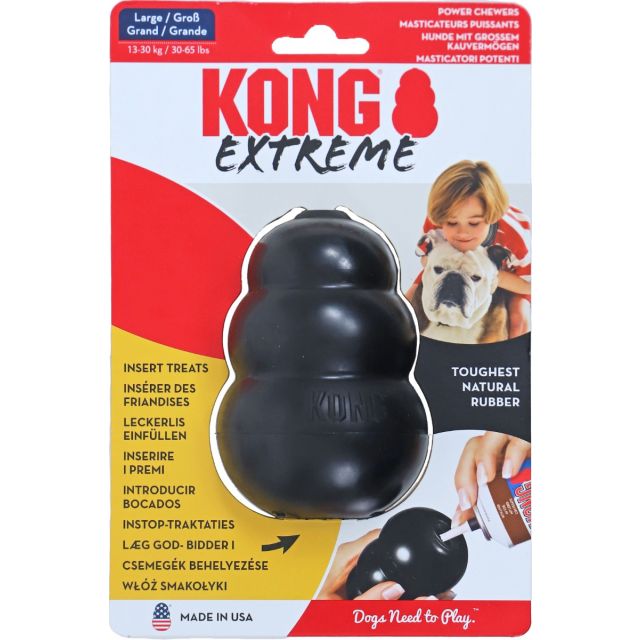 KONG Extreme Zwart  Large -7x7x10 cm