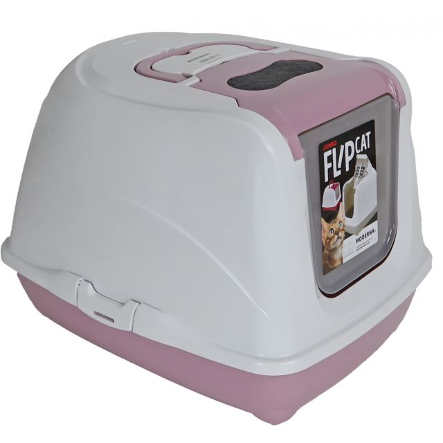 Moderna kattentoilet Flipcat soft lila 57cm