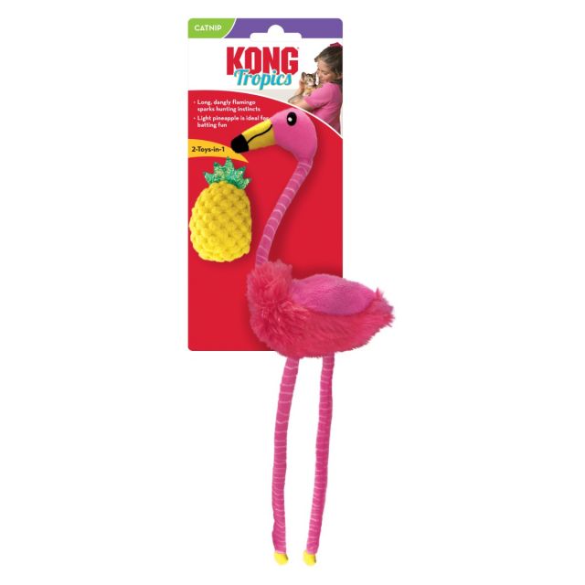 KONG Cat Tropics Flamingo- 29 cm 