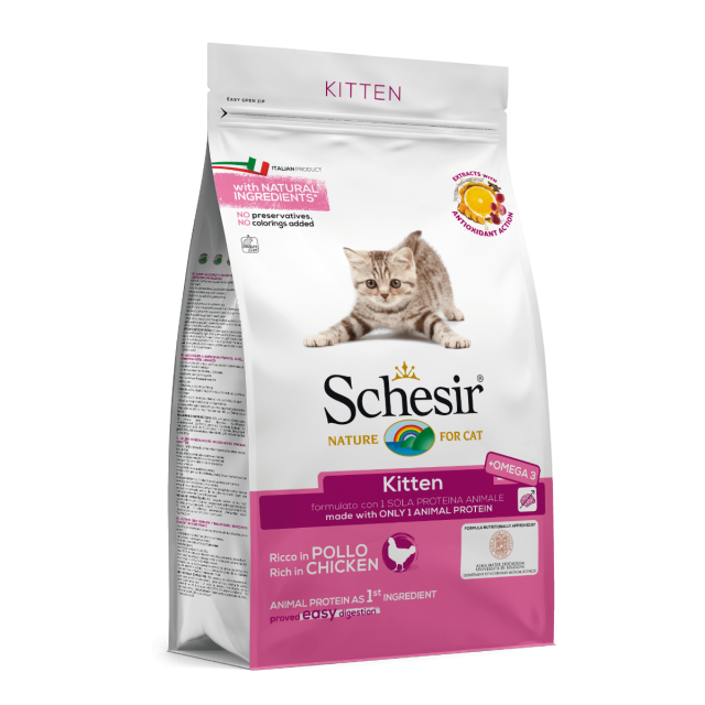 Schesir Kitten Dry Kip -400 gram