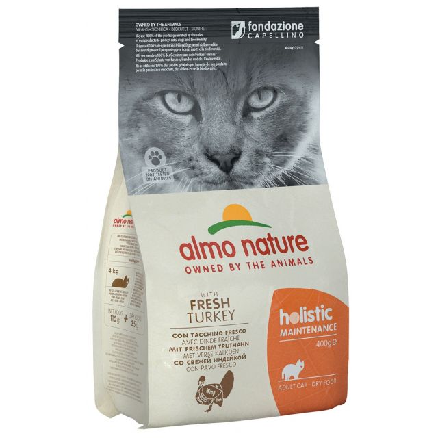 Almo Nature Holistic Cat Kalkoen -400 gram