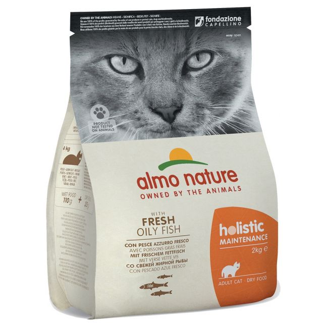 Almo Nature Cat Droog Witvis & Rijst - 2 kg