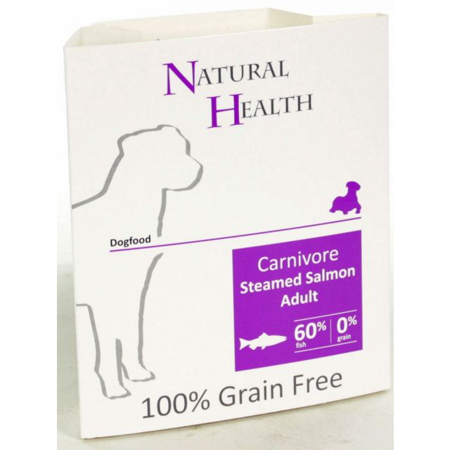Natural Health Dog Steamed Carnivore Salmon -395 gram