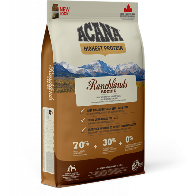 Acana Highest Protein Ranchlands Dog -6 kg 