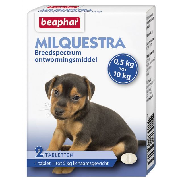 Beaphar Milquestra Kleine Hond & Pup 0,5-10 kg- 2 Stuks  