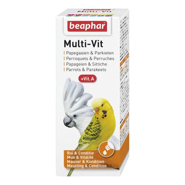 Beaphar Multi-Vitamine Papegaai & Parkieten - 50 ml