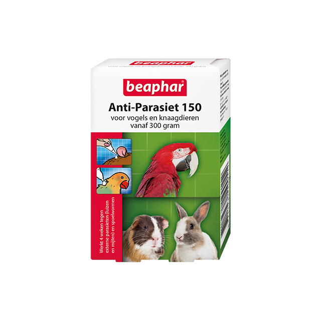 Beaphar Anti-Parasiet 150 Knaag/Vogel >300g -2 pip