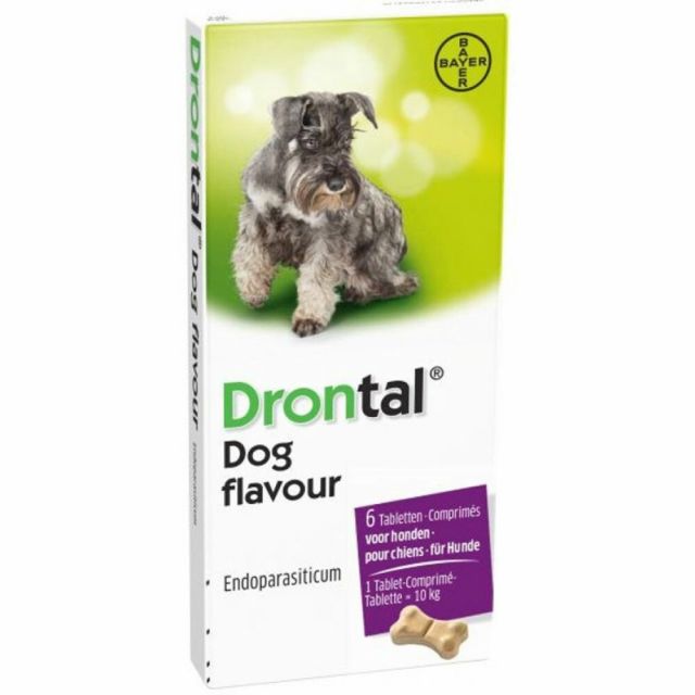 Drontal Tasty Ontworming Hond - 6 Tabletten