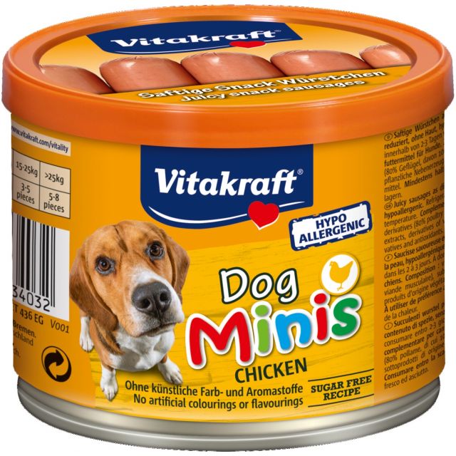 Vitakraft Dog Minis Chicken -12 stuks
