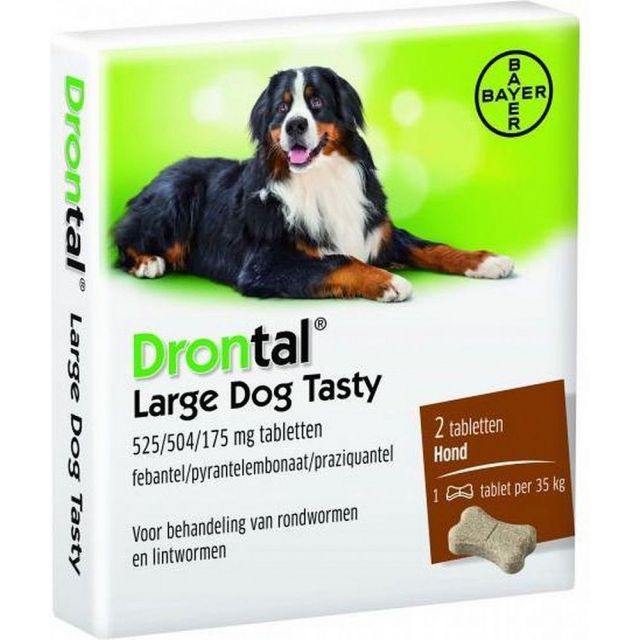 Drontal Dog Tasty Large >35 kg -2 tbl 