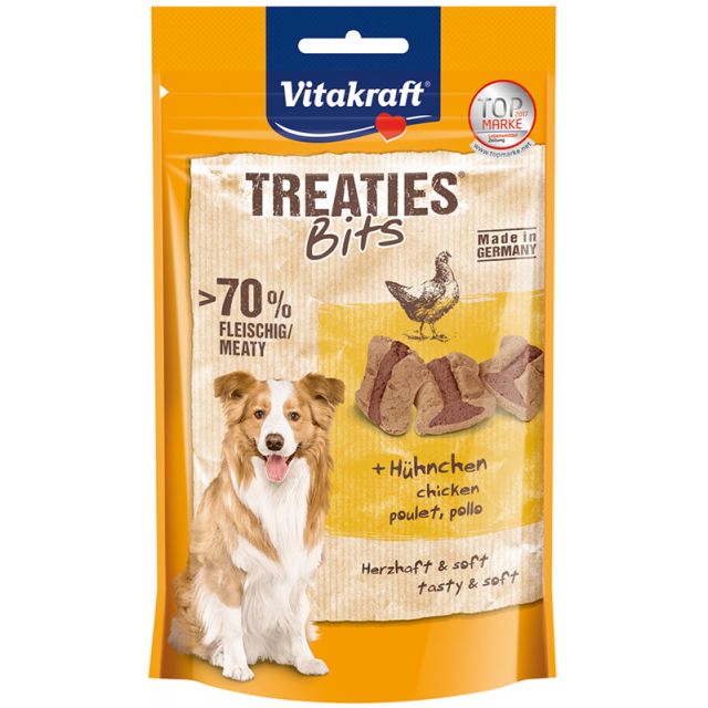 Vitakraft Treaties Bits Bacon Style Kip -120 gram