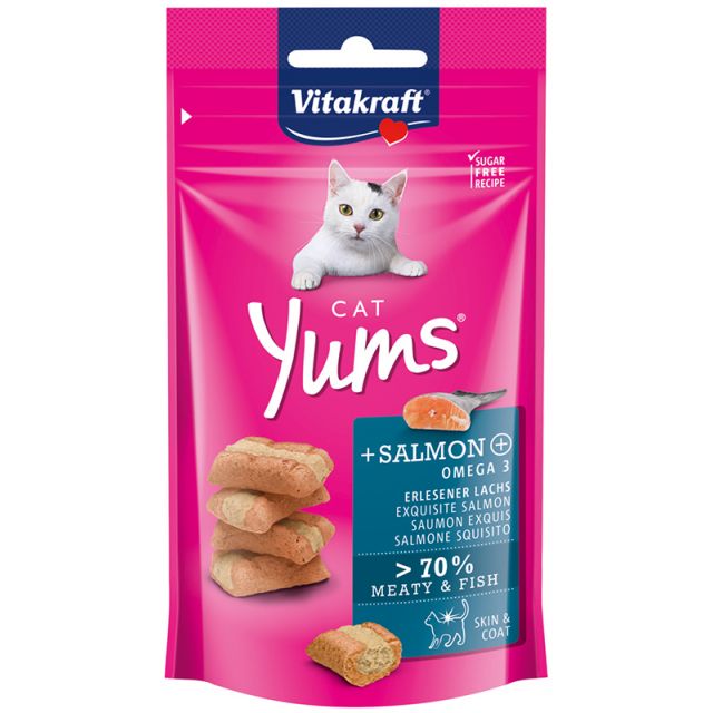 Vitakraft Cat Yums Met Zalm -40 gram