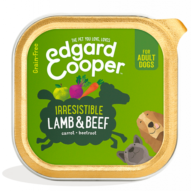 Edgard & Cooper Hond Kuipje Lam & Rund  -300 gram