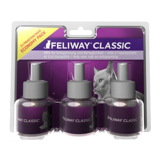 Feliway  Classic Navulling -3 x 48 ml  -Voordeelpack 