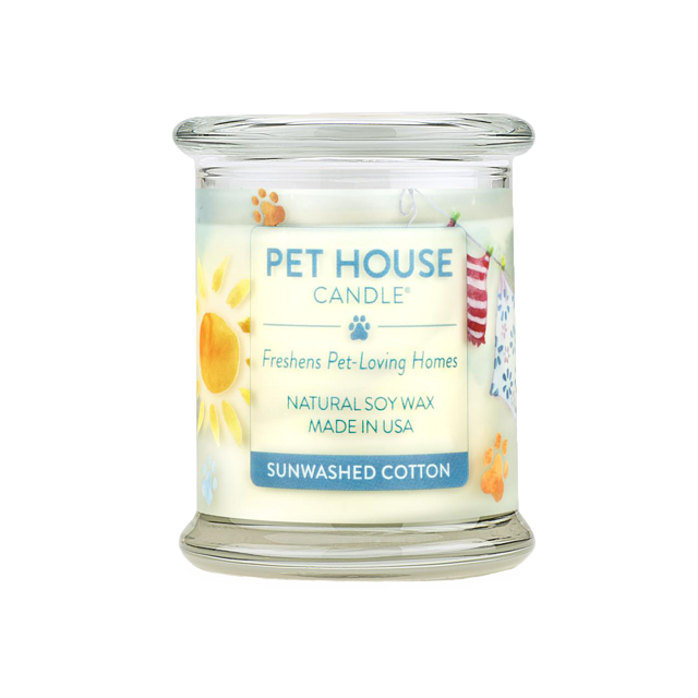 Renske Pet House candle sunwashed cotton -6  branduren  OP=OP