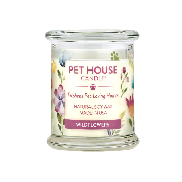 Renske Pet House candle wildflowers  60 branduren 