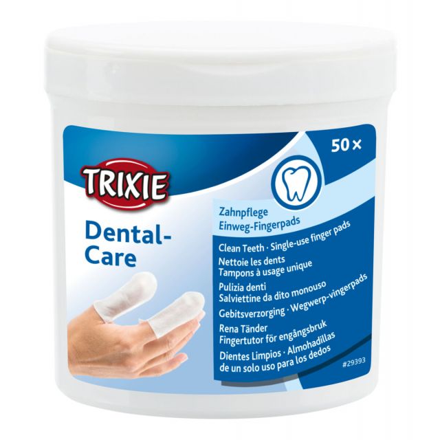 Trixie Dental Care Tandverzorging , Vingerpads -50 stuks