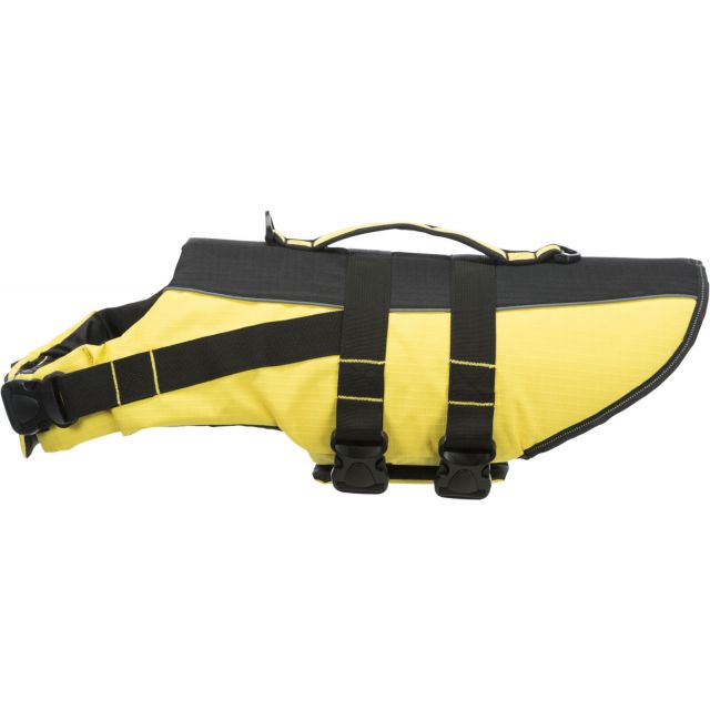 trixie zwemvest geel / zwart 30-50X28 CM