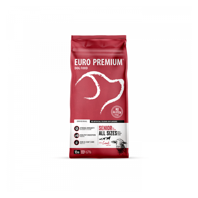 Euro-Premium Senior Lamb & Rice -12 kg 