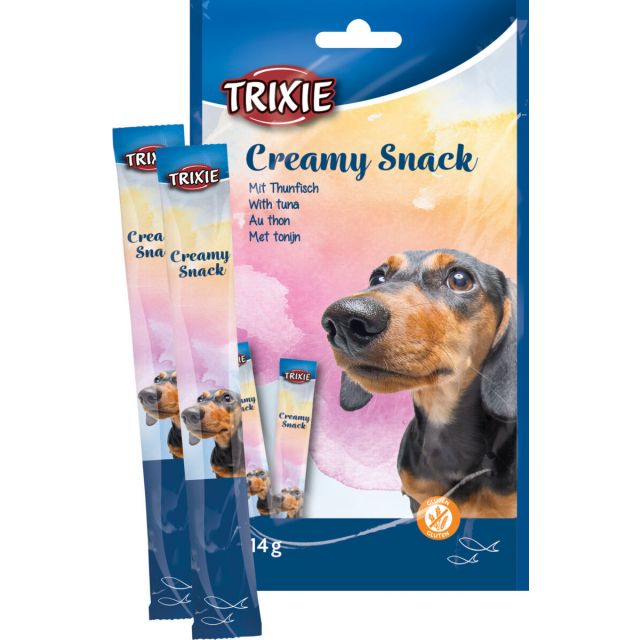 Trixie Creamy Snack Met Tonijn -5x14 gram