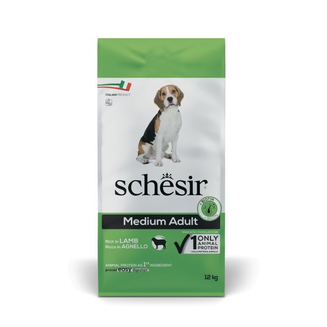 Schesir Hond Dry Maintenance Medium Lam -12kg