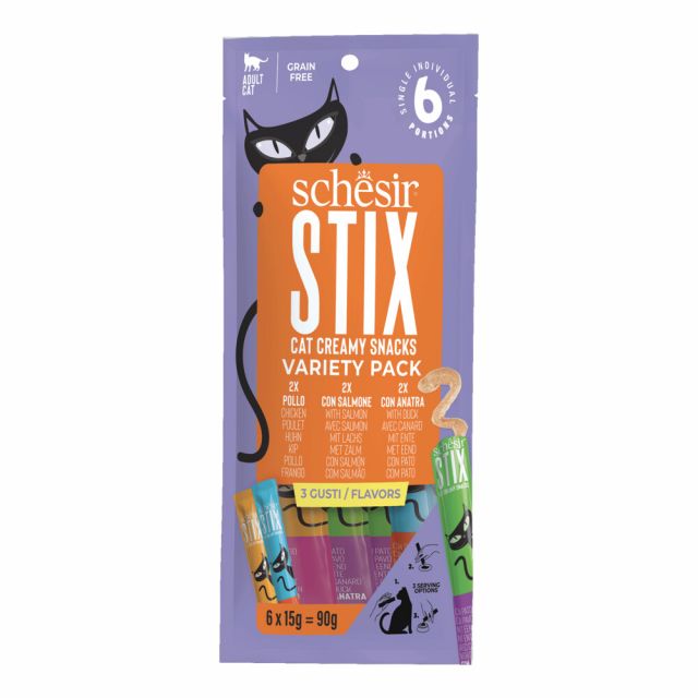 Schesir Stix Kat Variety Pack 6x15gr