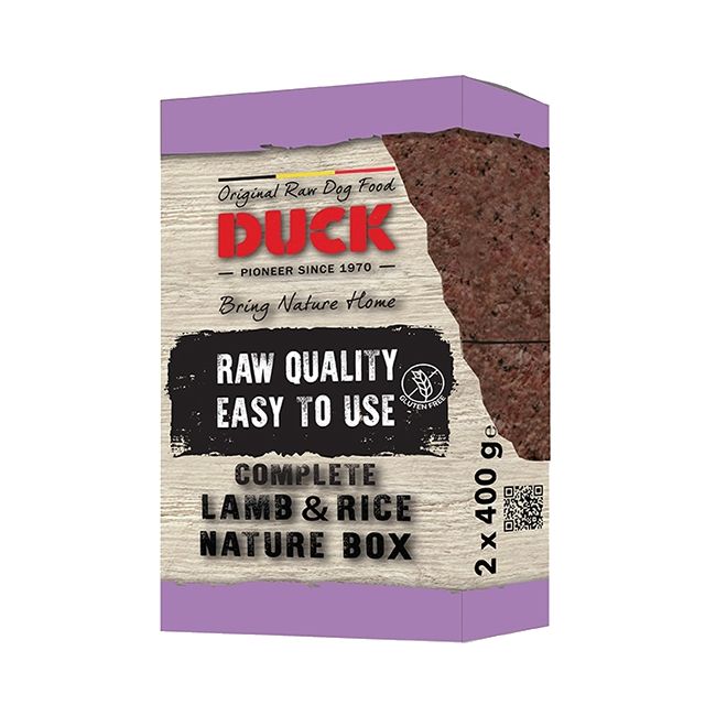 Duck Nature Box Lam/ Rijst - 10x2x400 gram
