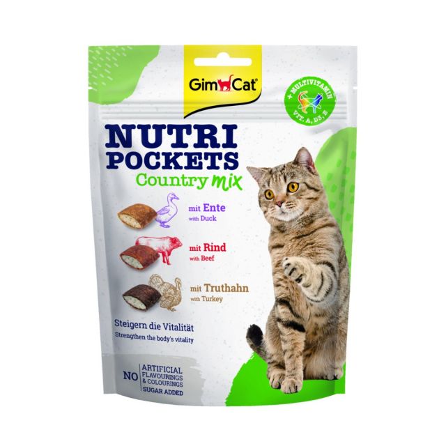 Gimcat Nutri Pockets Country-Mix -150 gram