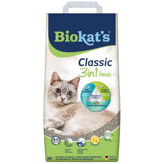 Biokat's Kattenbakvulling Classic Fresh 3-in-1 -18 ltr