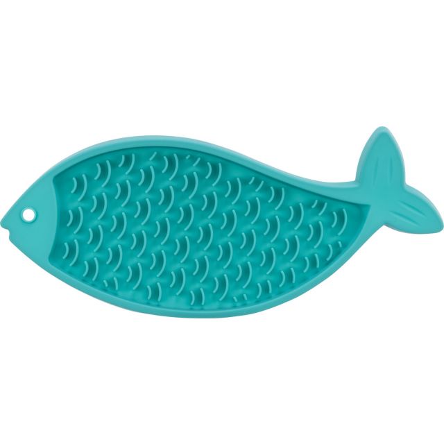 Trixie Lick'n'Snack Plaat  Silicoon --28 cm Petrol