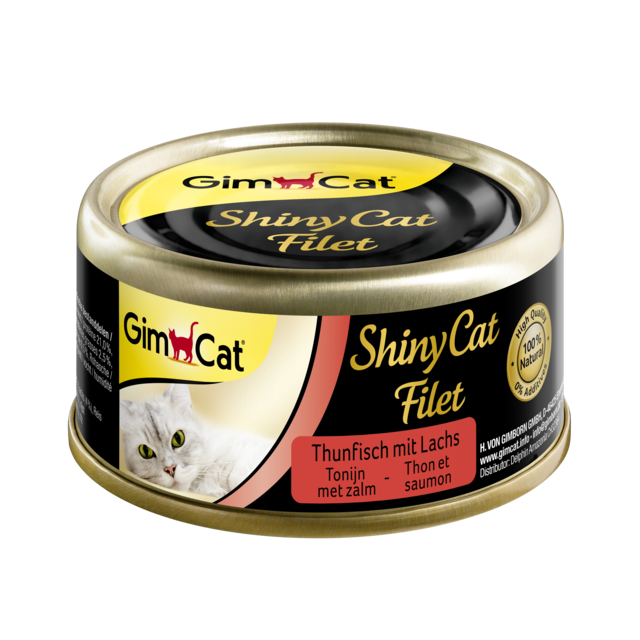 Gimcat Shinycat Filet Tonijn Met Zalm -70 gram
