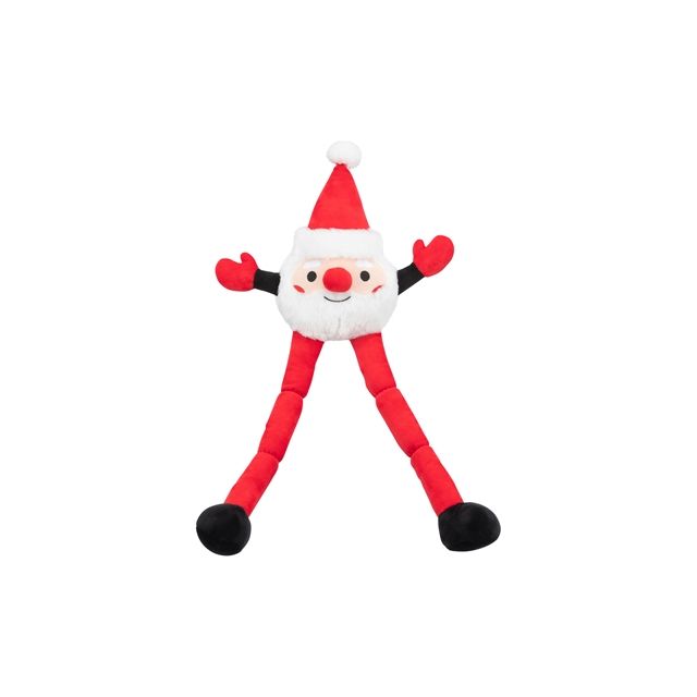 Xmas Trixie Kerstman met lange benen Pluche -54 cm 