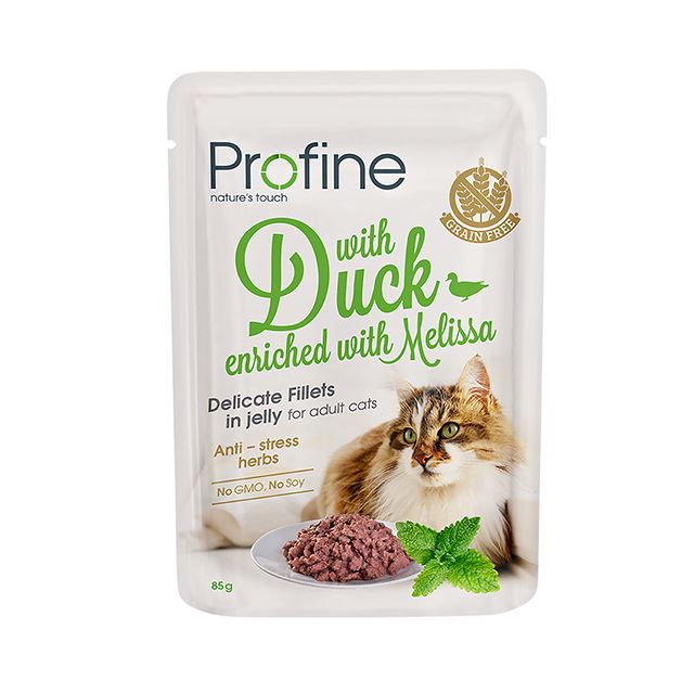 P:rofine Adult Cat Pouch Fillets In Jelly Duck -85 gram