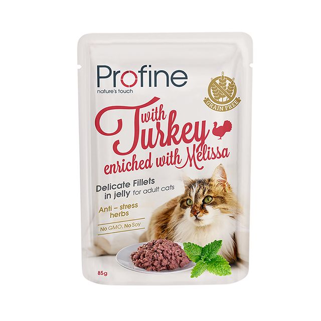 Profine Adult Cat Pouch Fillets in Jelly Turkey -85 gram