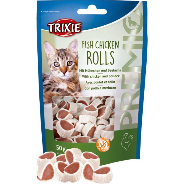 Trixie PREMIO Fish Chicken Rolls-50 gram